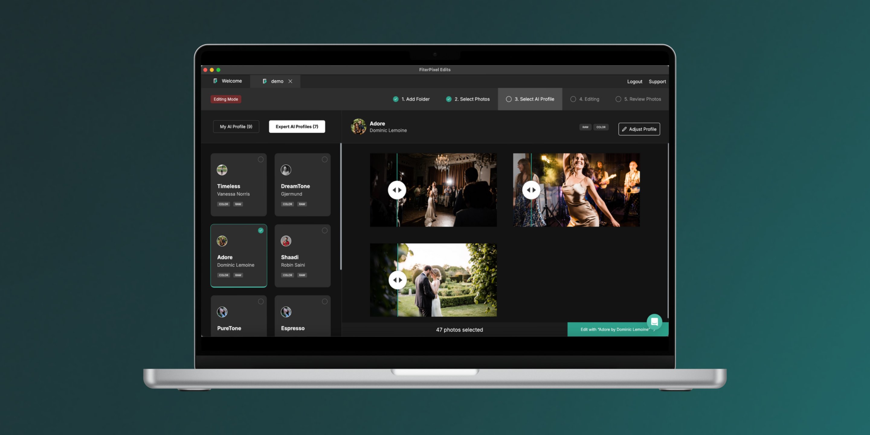 FilterPixel Editing Profiles: Your Signature Look In Seconds