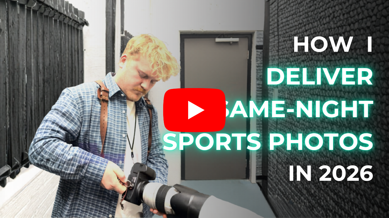 photographer reviewing burst shots 