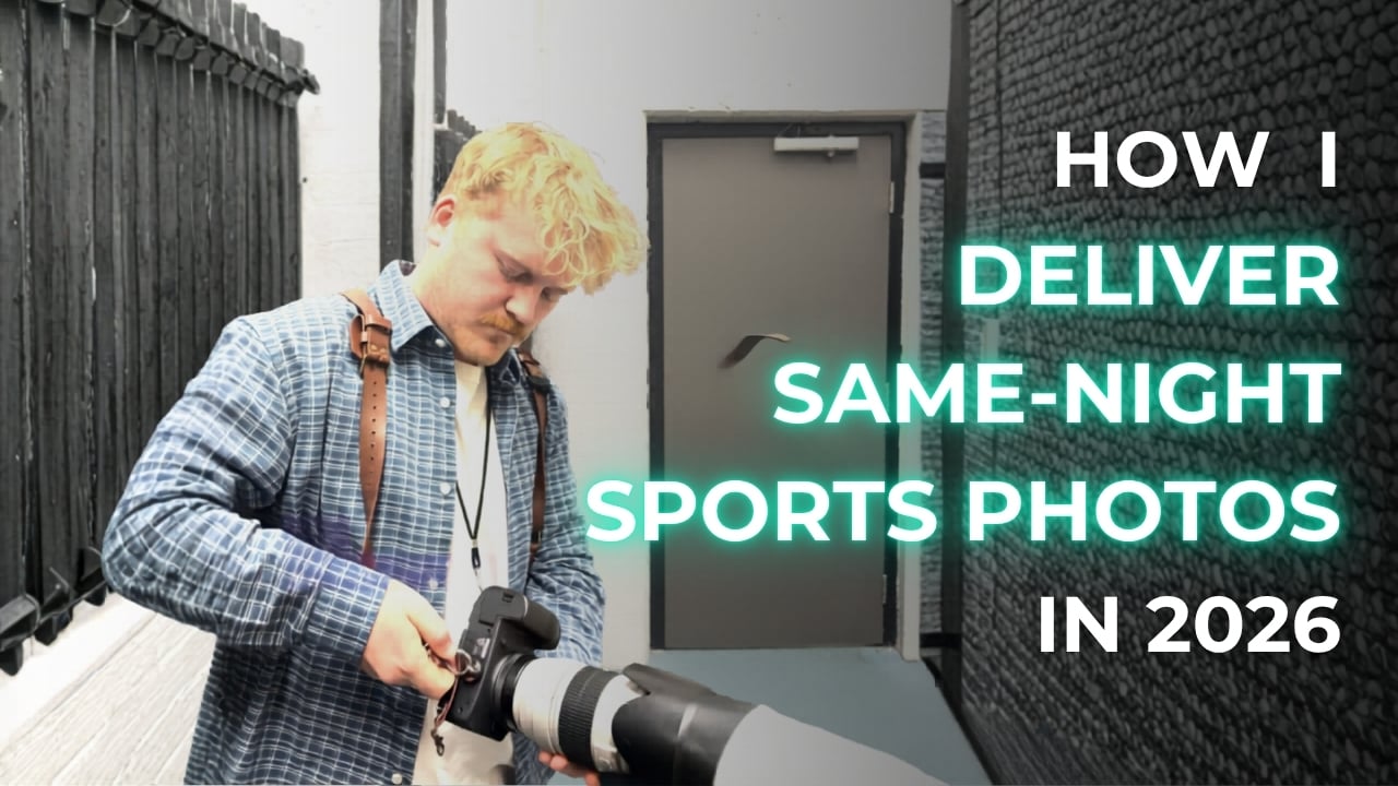 sports photography workflow 