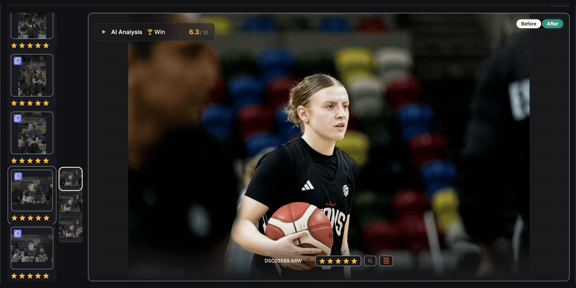 Edit Sports Photos in minutes, batch edit solution 