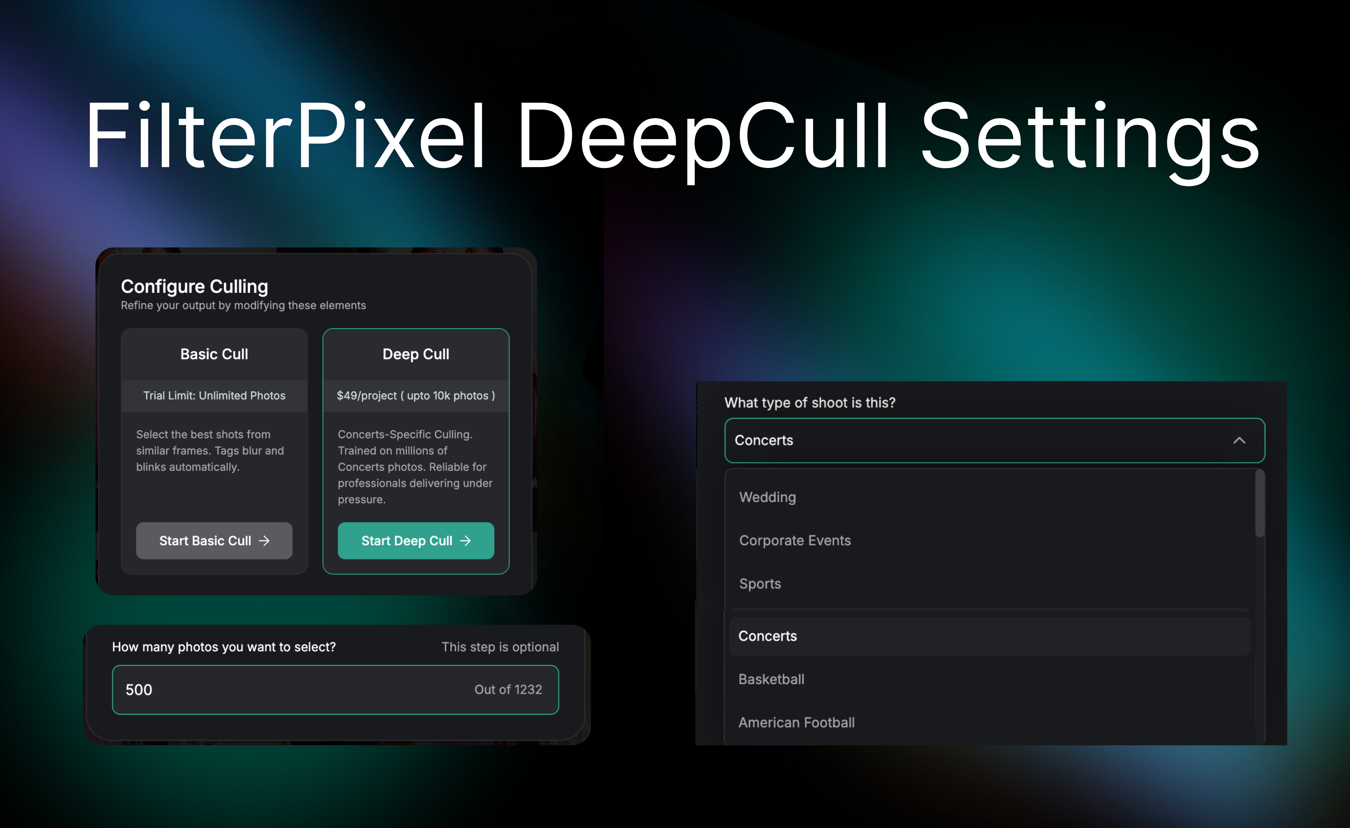 Filterpixel Deep Cull Settings Photo