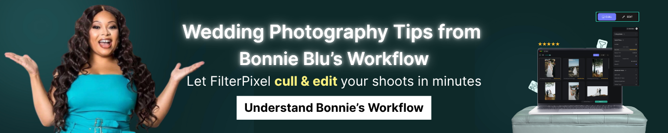 Bonnie fast wedding workflow