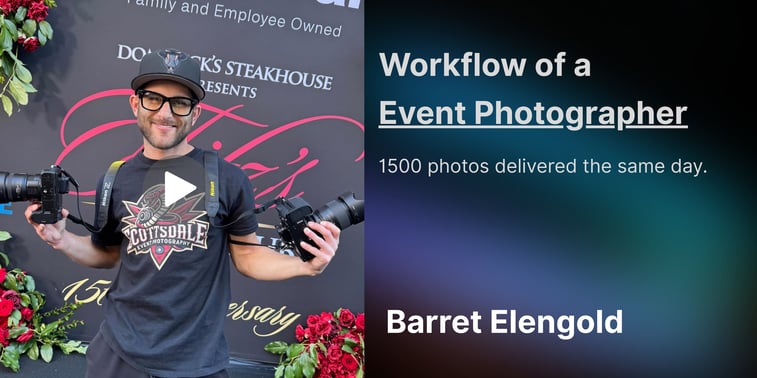 high-volume photography workflow