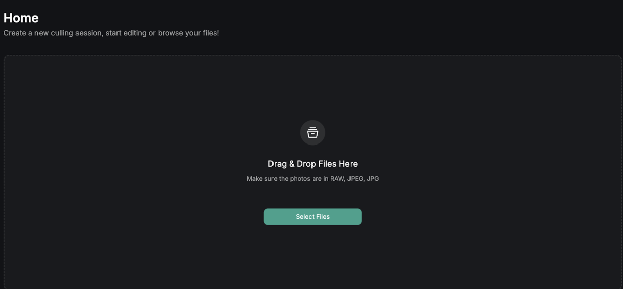 Import photos filterpixel for high volume photographers