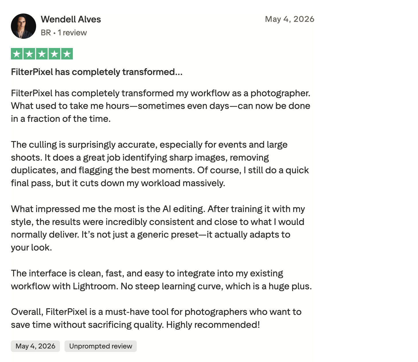 trustpilot review