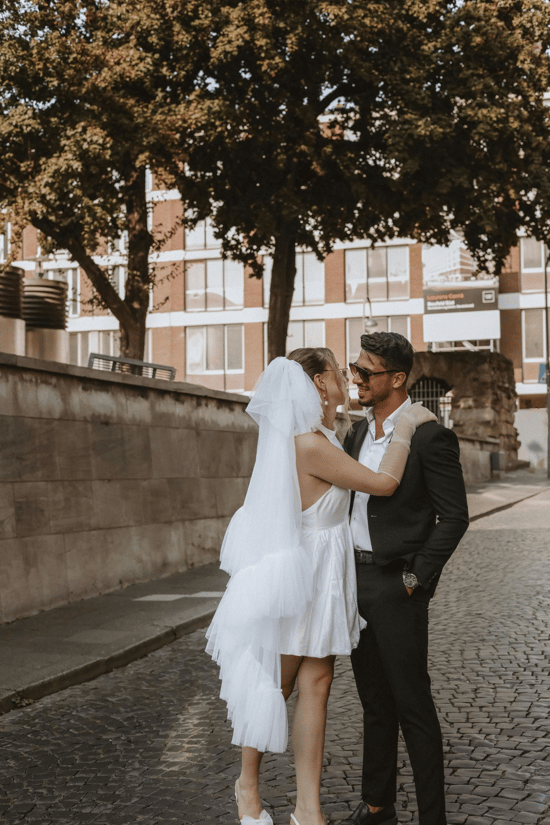 golden hour fall wedding photo editing example