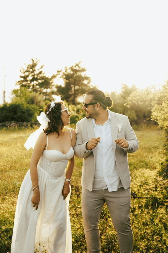 fall wedding photo editing example