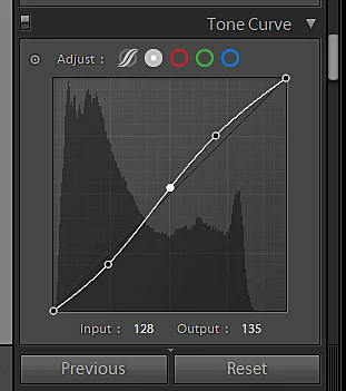 Tone curve Lightroom Classic for family photographers