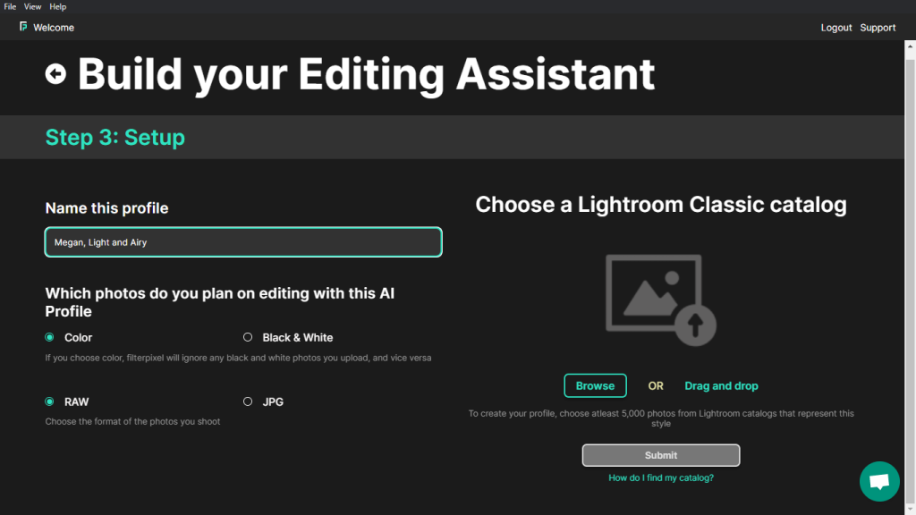 build your editing assistant