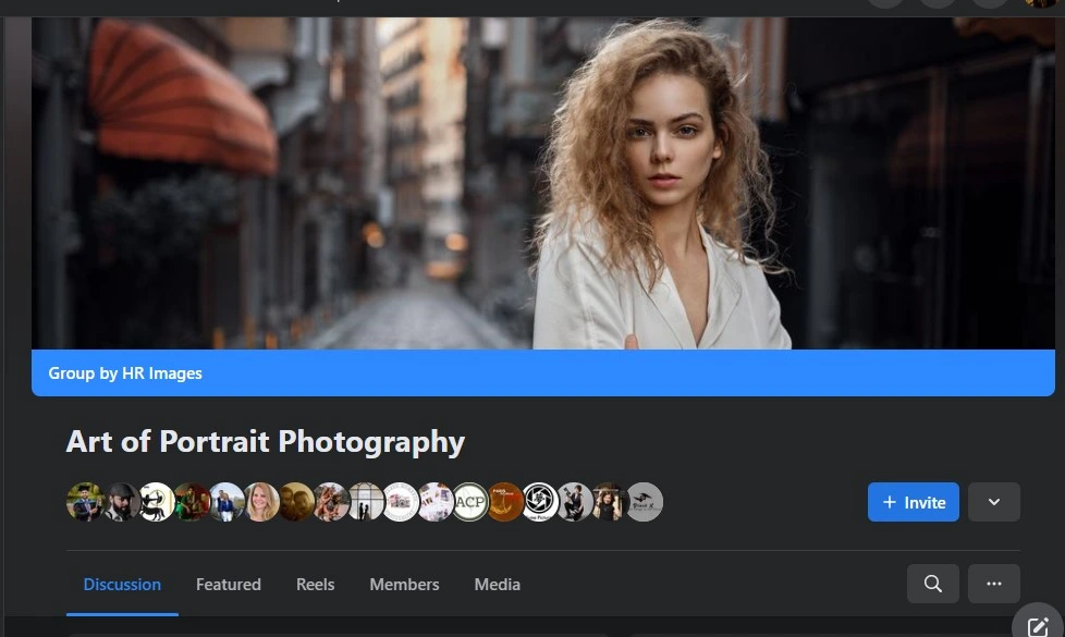 Art of Portrait photography photography facebook group