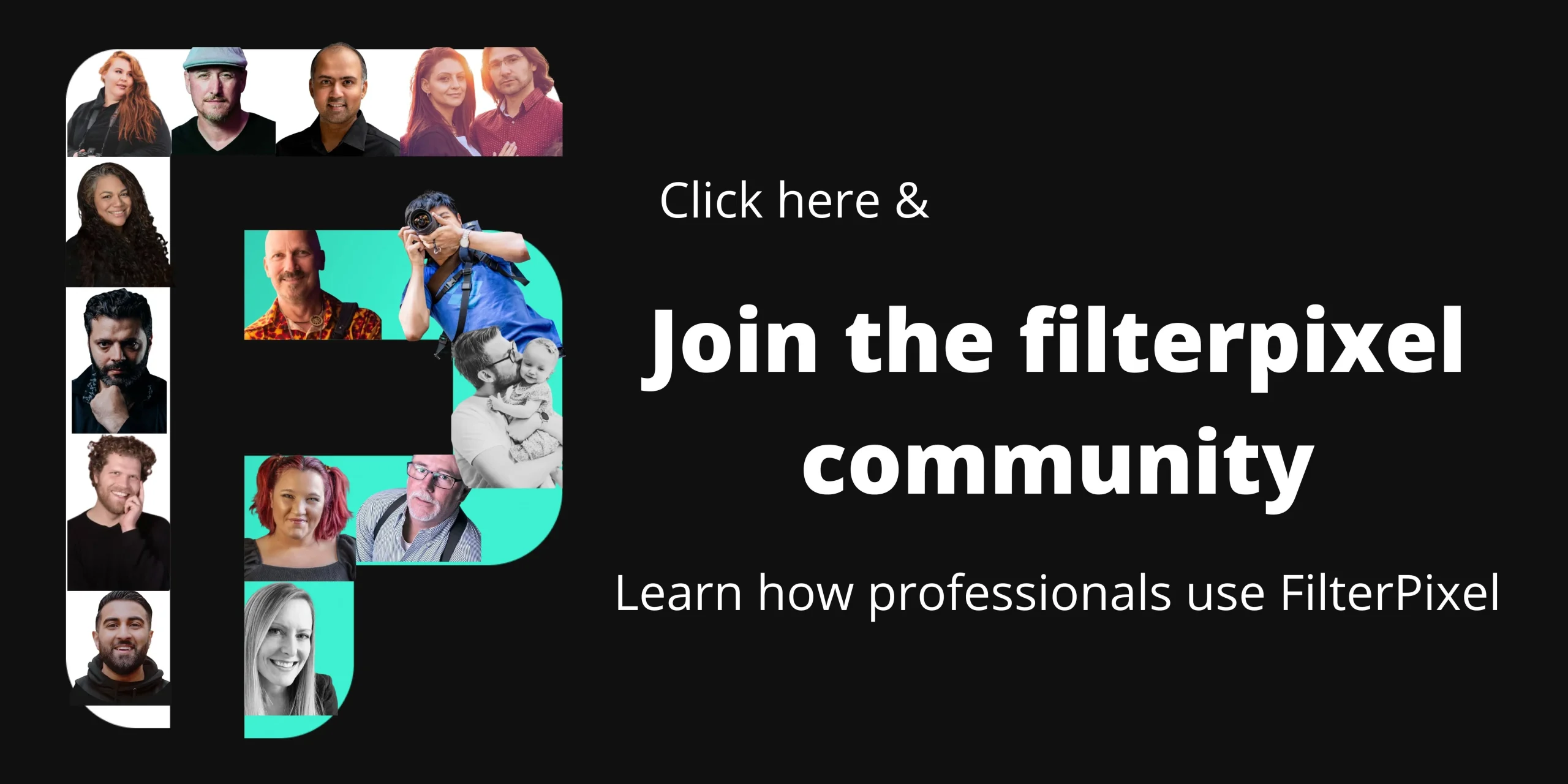 Filter Pixel community Image Banner