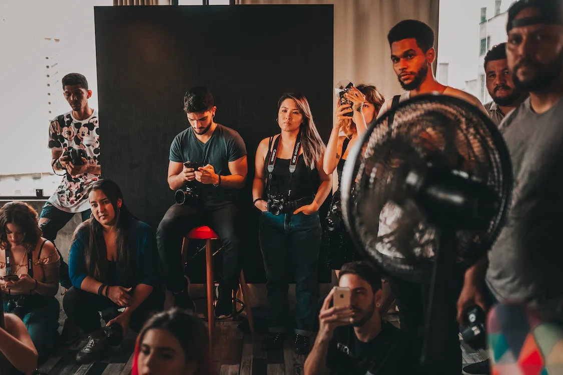 image of a group of photographer networking