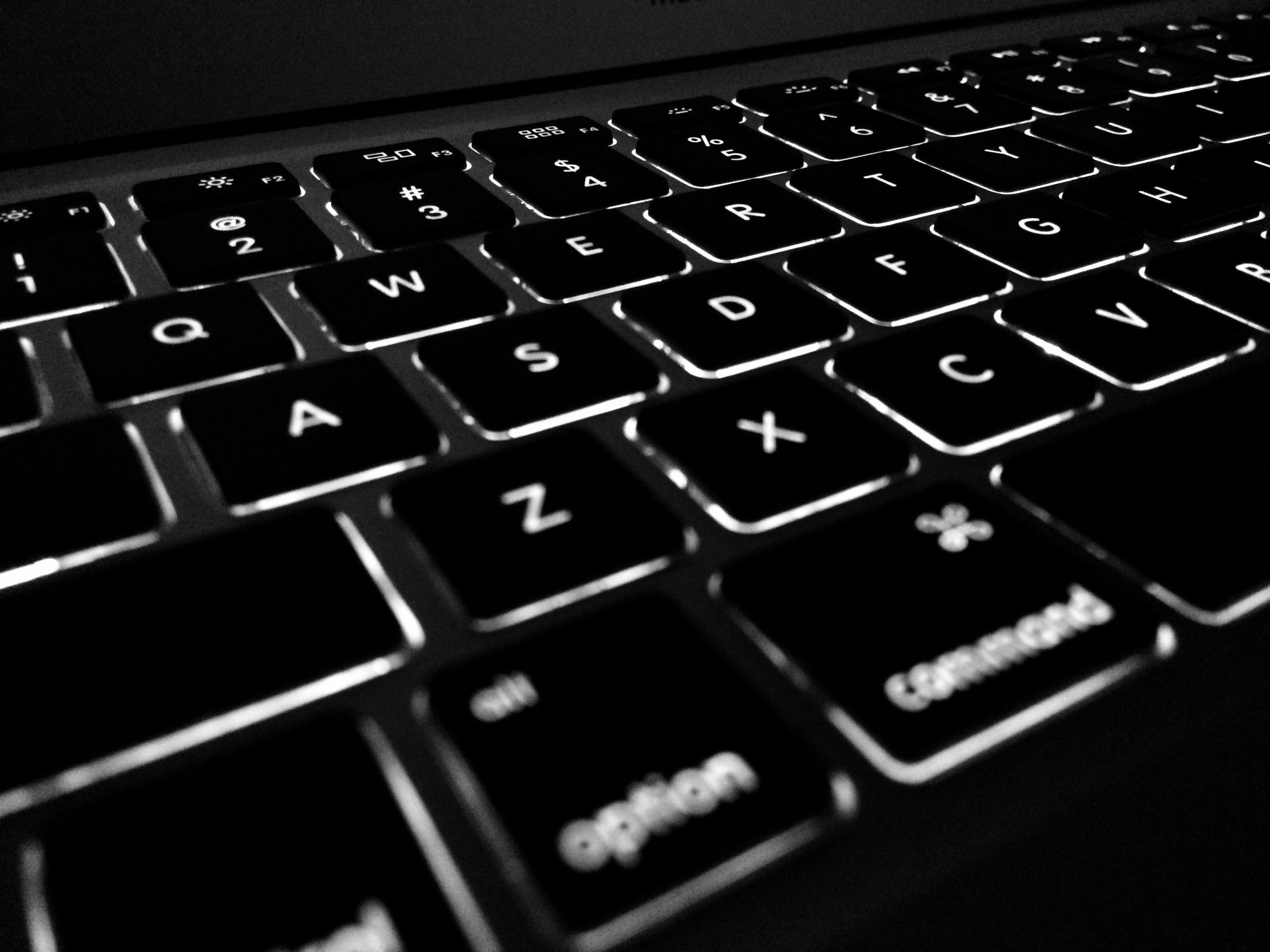 a closeup photo of a keyboard
