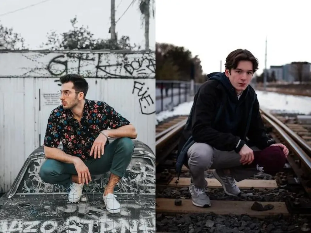 model sitting on floor | Men fashion photoshoot, Portrait photography men,  Urban photography portrait